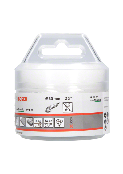 Bosch - X-LOCK - Best Serisi, Taşlama İçin Seramik Kuru Elmas Delici 60*35 mm