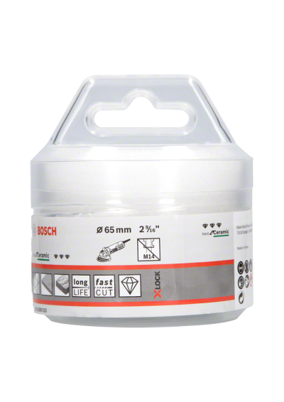 Bosch - X-LOCK - Best Serisi, Taşlama İçin Seramik Kuru Elmas Delici 65*35 mm