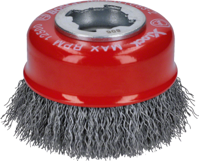 Bosch - X-LOCK - Clean Serisi Metal İçin Saçaklı Tel Fırça 75*0,3 mm