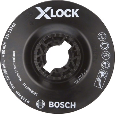 Bosch - X-LOCK - 115 mm Fiber Disk Yumuşak Taban