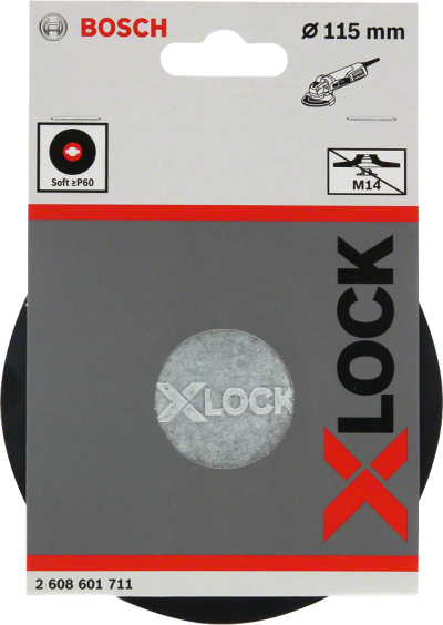 Bosch - X-LOCK - 115 mm Fiber Disk Yumuşak Taban
