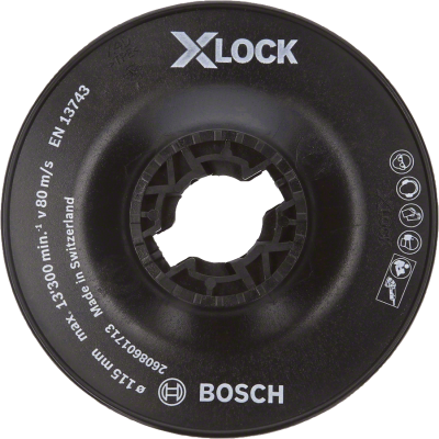 Bosch - X-LOCK - 115 mm Fiber Disk Sert Taban