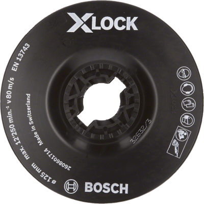 Bosch - X-LOCK - 125 mm Fiber Disk Yumuşak Taban