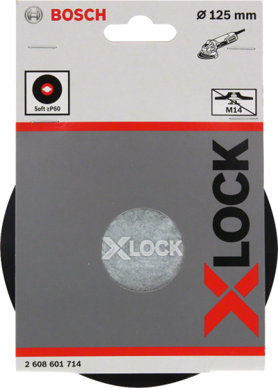Bosch - X-LOCK - 125 mm Fiber Disk Yumuşak Taban