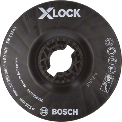 Bosch - X-LOCK - 125 mm Fiber Disk Orta Sertlikte Taban