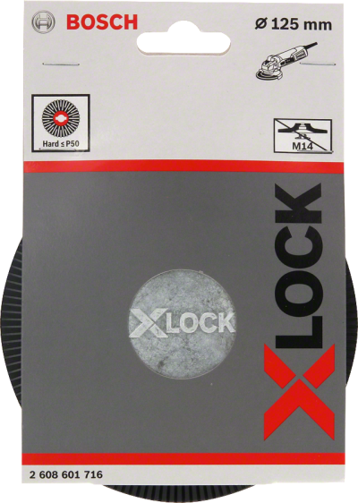 Bosch - X-LOCK - 125 mm Fiber Disk Sert Taban