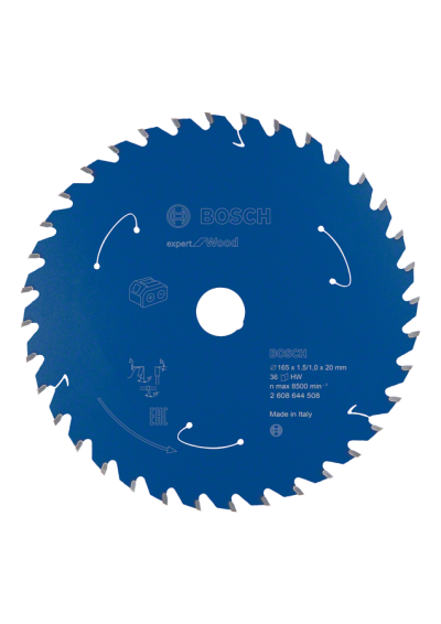 Bosch - Expert for Serisi Ahşap için Akülü Daire Testere Bıçağı 160*20 mm 36 Diş