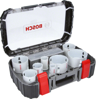 Bosch - Yeni Progressor Serisi Delik Açma Testeresi (Panç) Seti 11 Parça Ø 25-32-40-54-60-68-76-86 mm