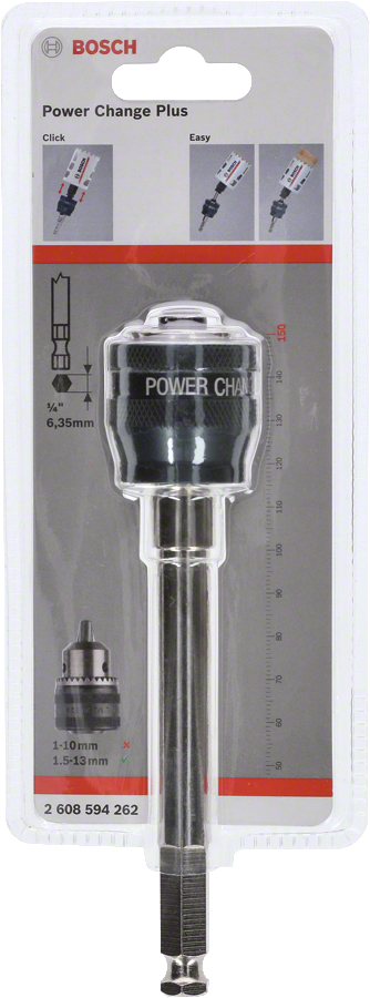 Bosch - Power Change Plus Uzatma Adaptörü 150 mm ve Ø 11 mm Şaft Girişli
