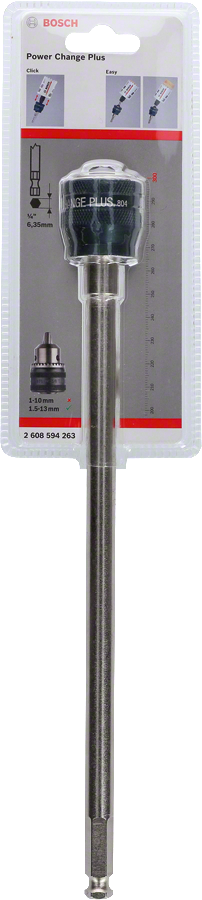 Bosch - Power Change Plus Uzatma Adaptörü 300 mm ve Ø 11 mm Şaft Girişli