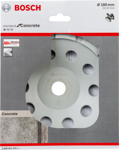 Bosch - Standard Seri Beton İçin Elmas Çanak Disk 180 mm
