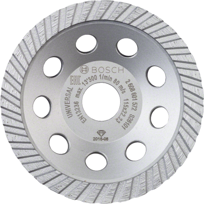 Bosch - Standart Seri Universal Turbo Elmas Çanak Disk 115 mm