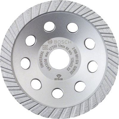 Bosch - Standart Seri Universal Turbo Elmas Çanak Disk 125 mm