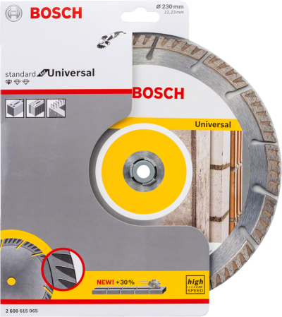 Bosch - Standard Seri Genel Yapı Malzemeleri İçin Elmas Kesme Diski 230 mm