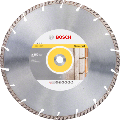 Bosch - Standard Seri Genel Yapı Malzemeleri ve Metal İçin Elmas Kesme Diski 350*20 mm