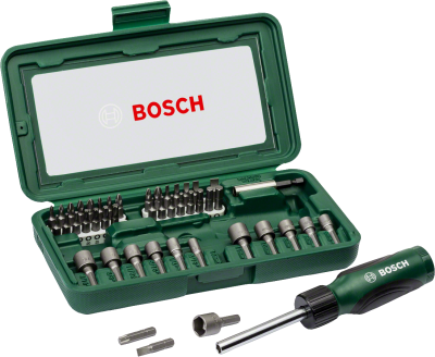 Bosch - 46 Parça Tornavidalı Vidalama ve Lokma Ucu Seti