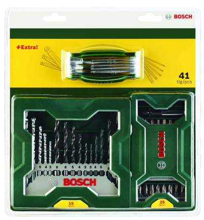 Bosch - X-Line 15 Parça Delme &amp; 25 Parça Vidalama Ucu Seti