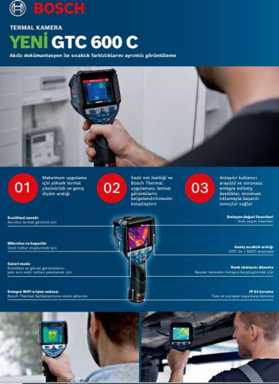 GTC 600 C PROFESSİONAL TERMAL KAMERA
