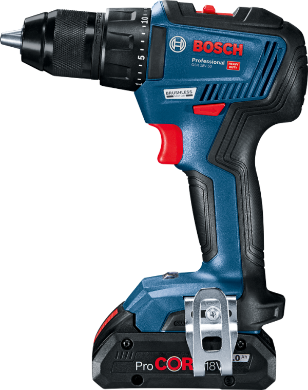 Bosch Professional GSR 18V-50 Akülü Delme Vidalama Makinesi