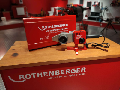 ROTHENBERGER ROWELD P75 ECO plastik boru kaynak makinesi (Termostatik 20,25,32,40,50,63,75mm)