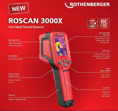 ROTHENBERGER ROSCAN 3000X TERMAL KAMERA