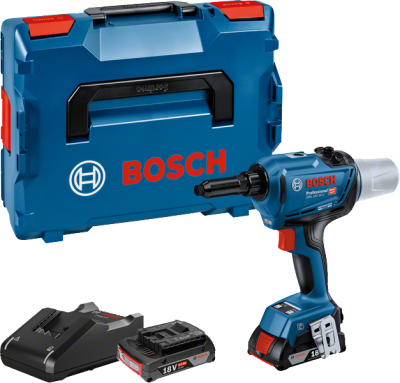 Bosch Professional GRG 18V-16 C (2x4,0 Ah,L-BOXX) Akülü Perçin Tabancası