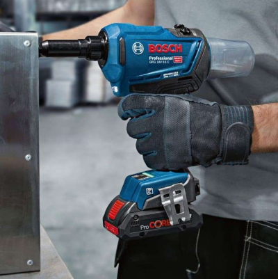 Bosch Professional GRG 18V-16 C (2x4,0 Ah,L-BOXX) Akülü Perçin Tabancası
