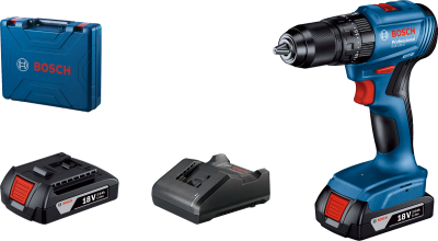 Bosch Professional GSB 185 LI Akülü Darbeli Delme Vidalama Mak.2 x 2.0 Ah; Case