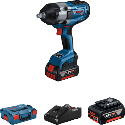 Bosch Professional GDS 18V-1000 (2 x 5.0 Ah; L-Boxx) Akülü Darbeli Somun Sıkma Makinesi