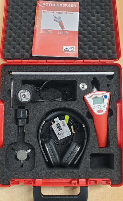 Roleak Aqua 3 Plus Akustik Dinleme Su Kaçak Tespit Cihazı+Zemin dinleme mikrofonu