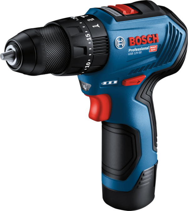 Bosch Professional GSB 12V-30 +39 parça vidalama setiAkülü Darbeli Delme Vidalama Makinesi