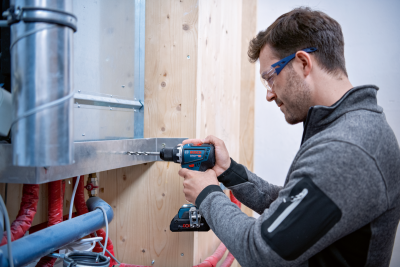 Bosch Professional GSR 18V-90 C (2x5.0Ah,GAL 18V-40,L-Boxx) Akülü Delme Vidalama Makinesi