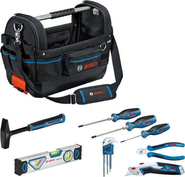 Bosch Profesyonel El Aleti Seti 8 Parça + GWT 20 Çanta