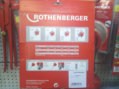 ROTHENBERGER 72431 KANAL AÇMA SPİRALİ (Ø 16 MM -ST