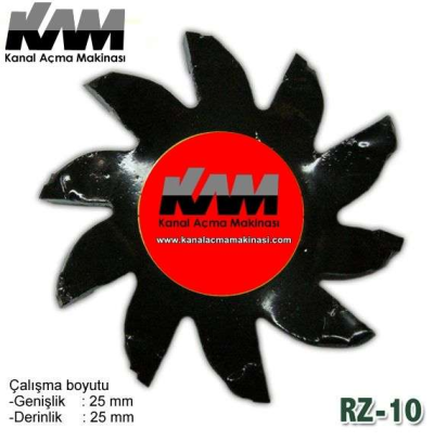 RZ 10 Kanal açma bıçağı(25mm*25mm)