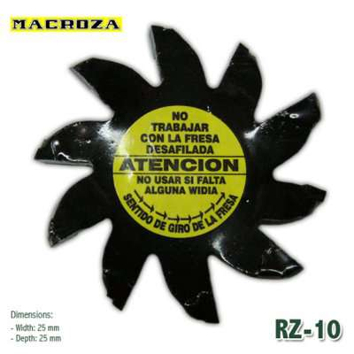 RZ 10 Kanal açma bıçağı(25mm*25mm)