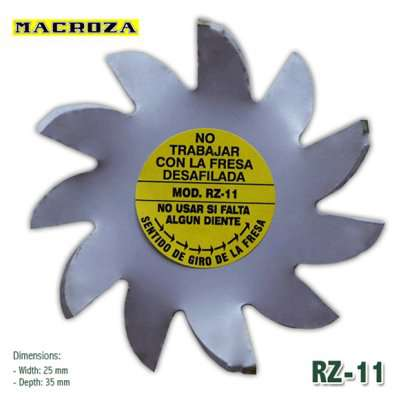 RZ 11 Kanal açma Bıçağı (35mm*25mm)