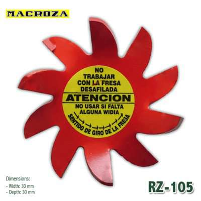RZ 105 Kanal Açma Makinası Bıçağı (30MM*30MM)