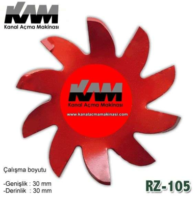 RZ 105 Kanal Açma Makinası Bıçağı (30MM*30MM)