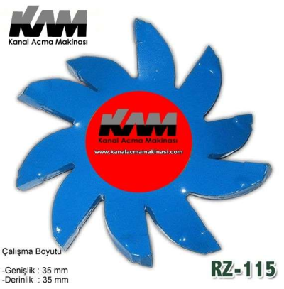 RZ 115 Kanal Açma Makinası Bıçağı (35mm*35mm)