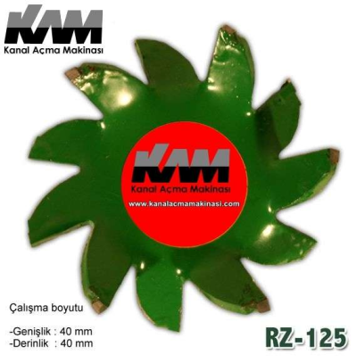 RZ 125 Kanal Açma Makinası Bıçağı (40MM*40MM)