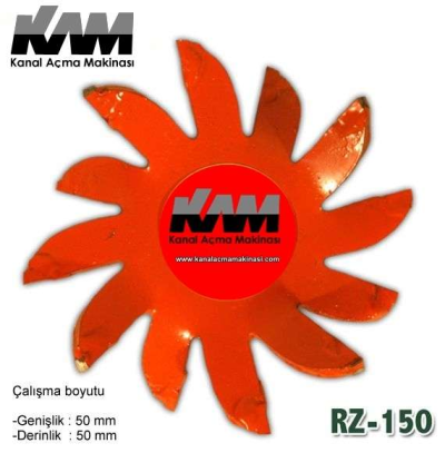 RZ 150 Kanal Açma Makinası Bıçağı (50mm*50mm)