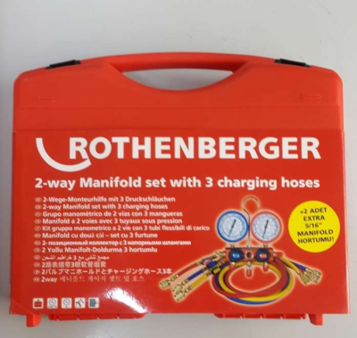 ROTHENBERGER 5 Hortumlu standart manifold seti