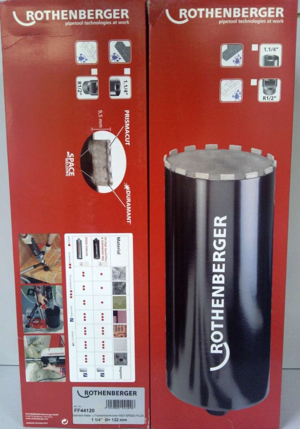 ROTHENBERGER Ø 62 MM DURAMANT KAROT UCU